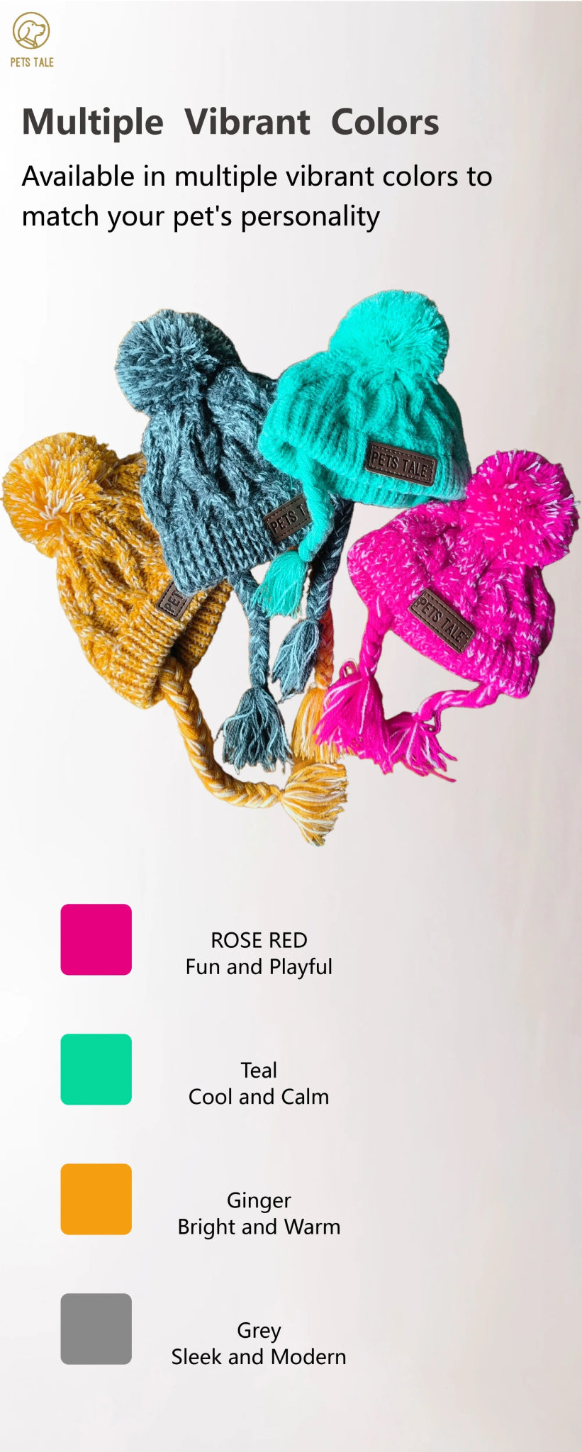 Give your dog the gift of luxury and warmth with our premium winter hat. Crafted with soft, high - quality yarn and elegant details, it keeps your pet stylish and cozy on every walk. Perfect for fashion - forward pups! - Luxempirez