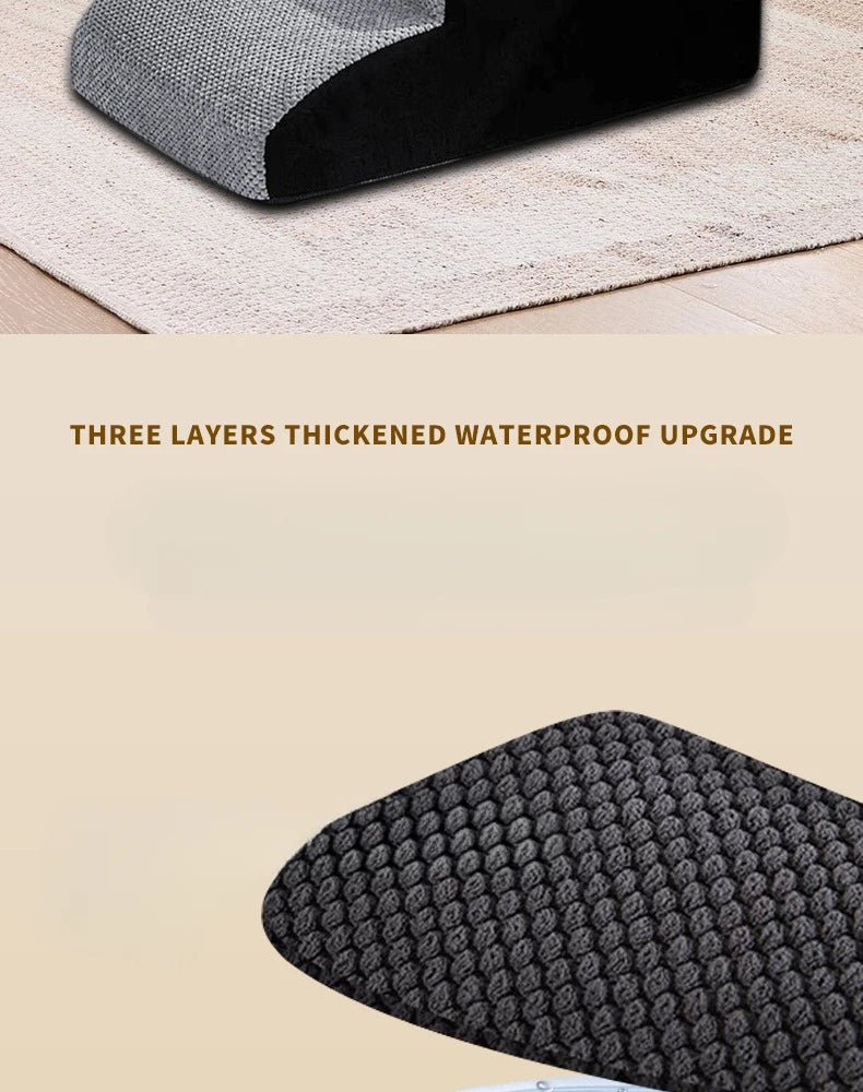 Give your pet safe, easy access to the sofa or bed with these soft foam stairs. The gentle, anti - slip steps protect joints and are perfect for puppies, small dogs, senior pets, or those with mobility issues. - Luxempirez