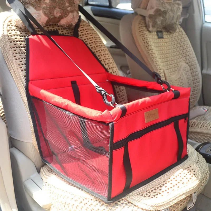 Give your pet the ultimate travel experience with this luxury car seat, designed for style and safety. Featuring premium materials and a chic pattern inspired by high - end fashion, this seat keeps your dog comfortable and protected on every journey - Luxempirez