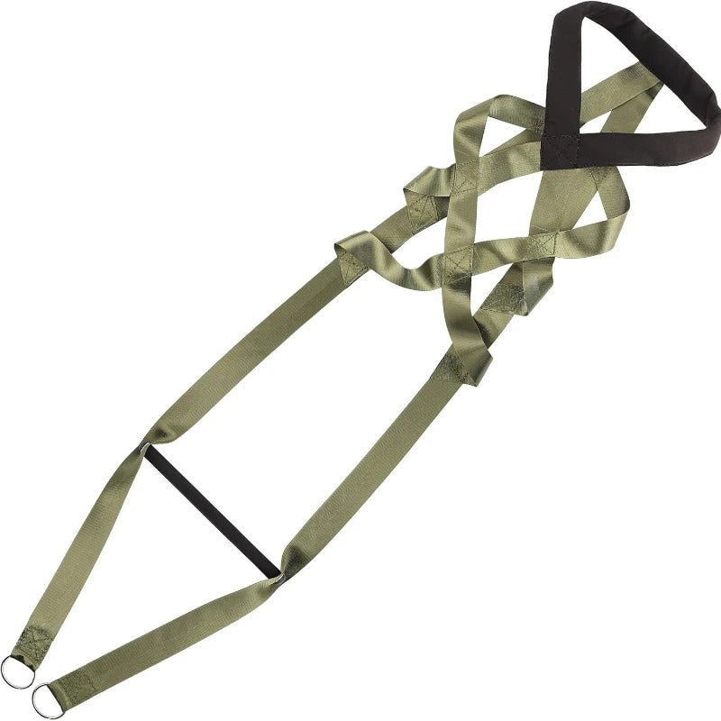 Laisse d'entraînement à la traction robuste avec ceinture de sécurité de traîneau conçue pour les grands chiens de travail et à haute énergie qui aiment tirer et travailler avec un harnais. - Luxempirez