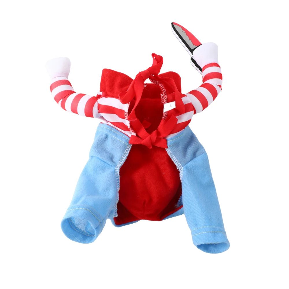Hilarious knife‑wielding chef costume that instantly turns your sweet cat or dog into the star of every Halloween party, photo shoot, or TikTok video. - Luxempirez