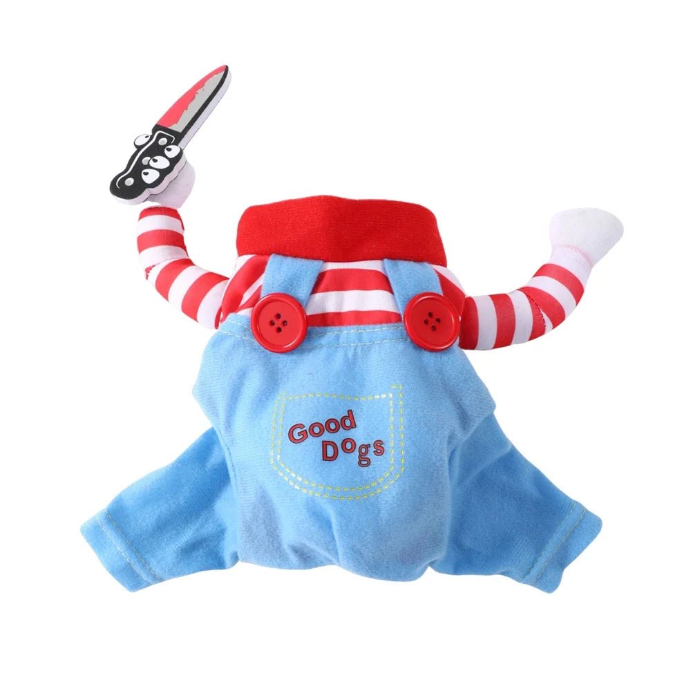 Hilarious knife‑wielding chef costume that instantly turns your sweet cat or dog into the star of every Halloween party, photo shoot, or TikTok video. - Luxempirez