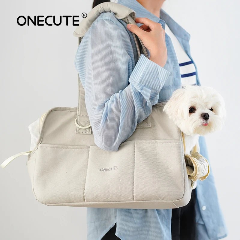 Introduce your pet to the world of sophisticated travel with the luxurious ONECUTE dog carrier bag a flawless fusion of elegance, comfort, and practicality for the modern lifestyle. - Luxempirez