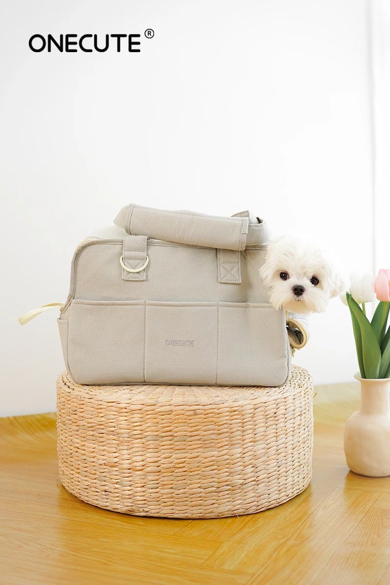 Introduce your pet to the world of sophisticated travel with the luxurious ONECUTE dog carrier bag a flawless fusion of elegance, comfort, and practicality for the modern lifestyle. - Luxempirez