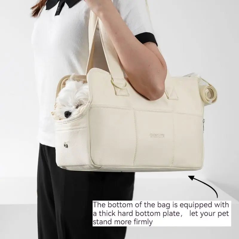 Introduce your pet to the world of sophisticated travel with the luxurious ONECUTE dog carrier bag a flawless fusion of elegance, comfort, and practicality for the modern lifestyle. - Luxempirez