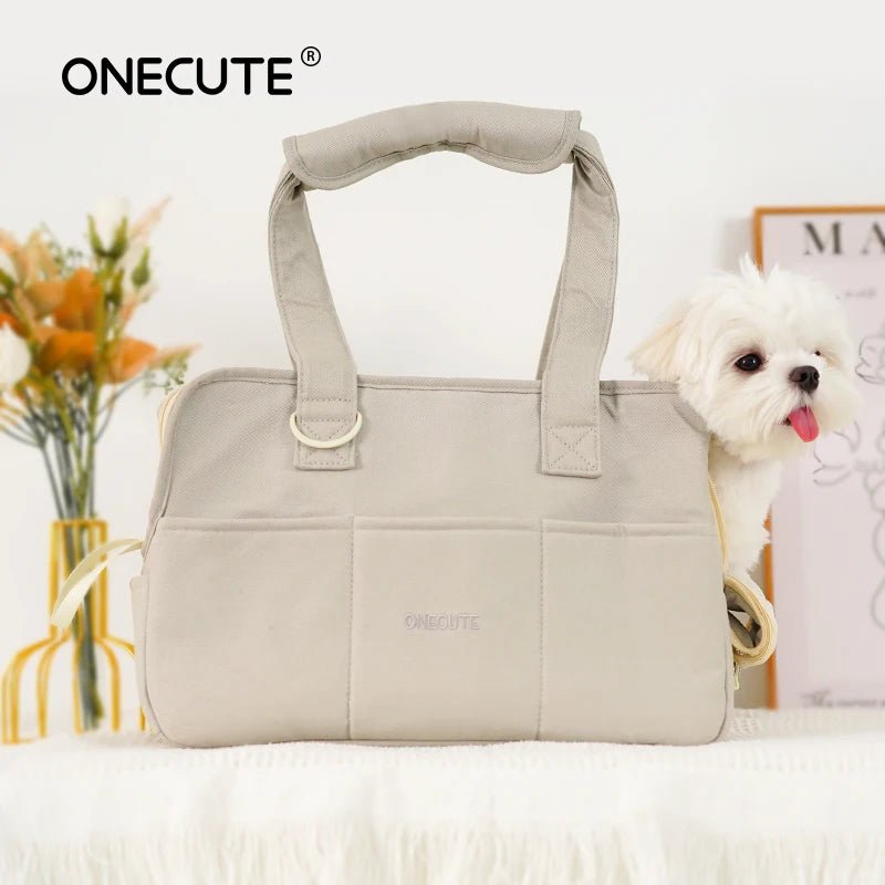 Introduce your pet to the world of sophisticated travel with the luxurious ONECUTE dog carrier bag a flawless fusion of elegance, comfort, and practicality for the modern lifestyle. - Luxempirez