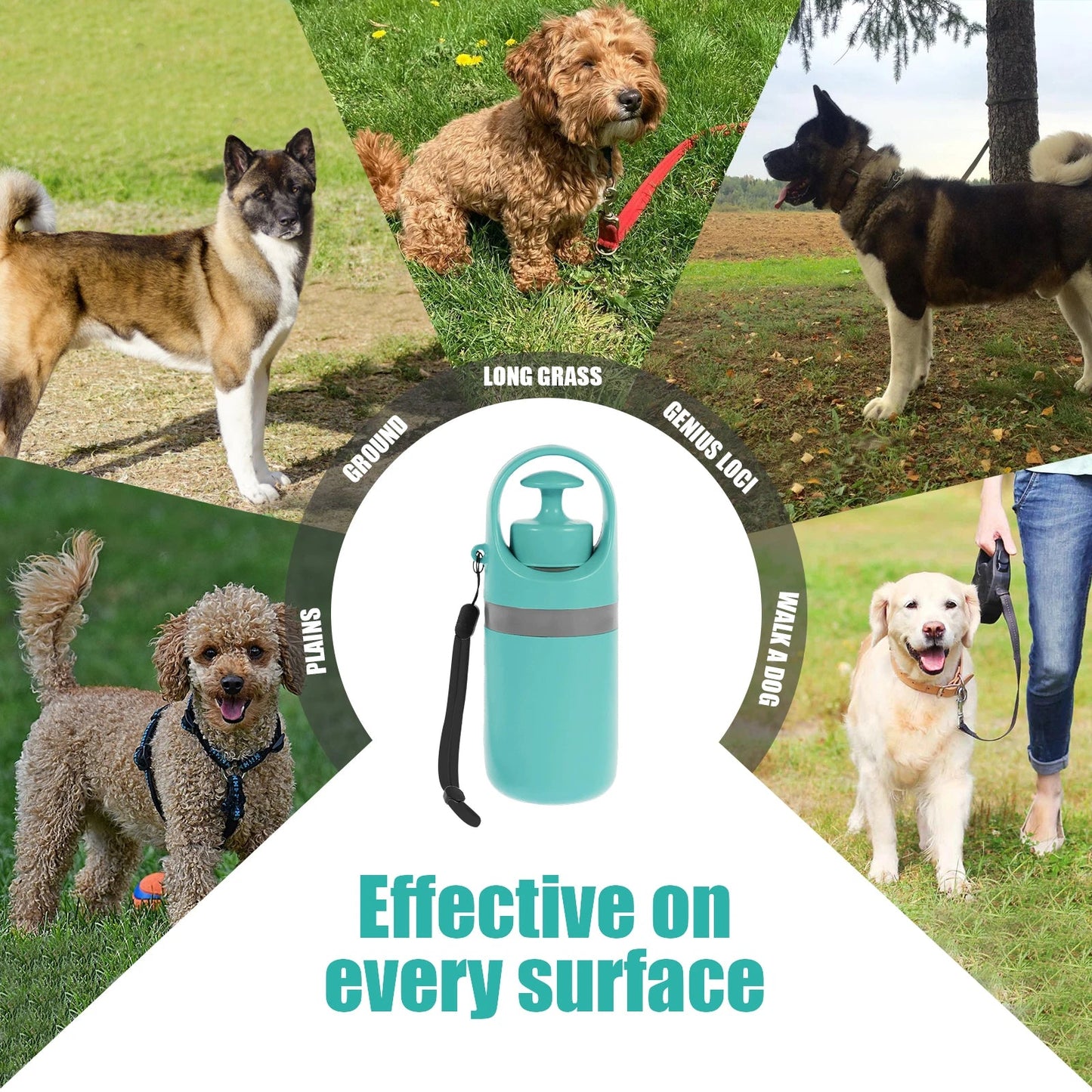 Keep every walk clean and classy with this premium dog poop scooper and bag dispenser. - Luxempirez