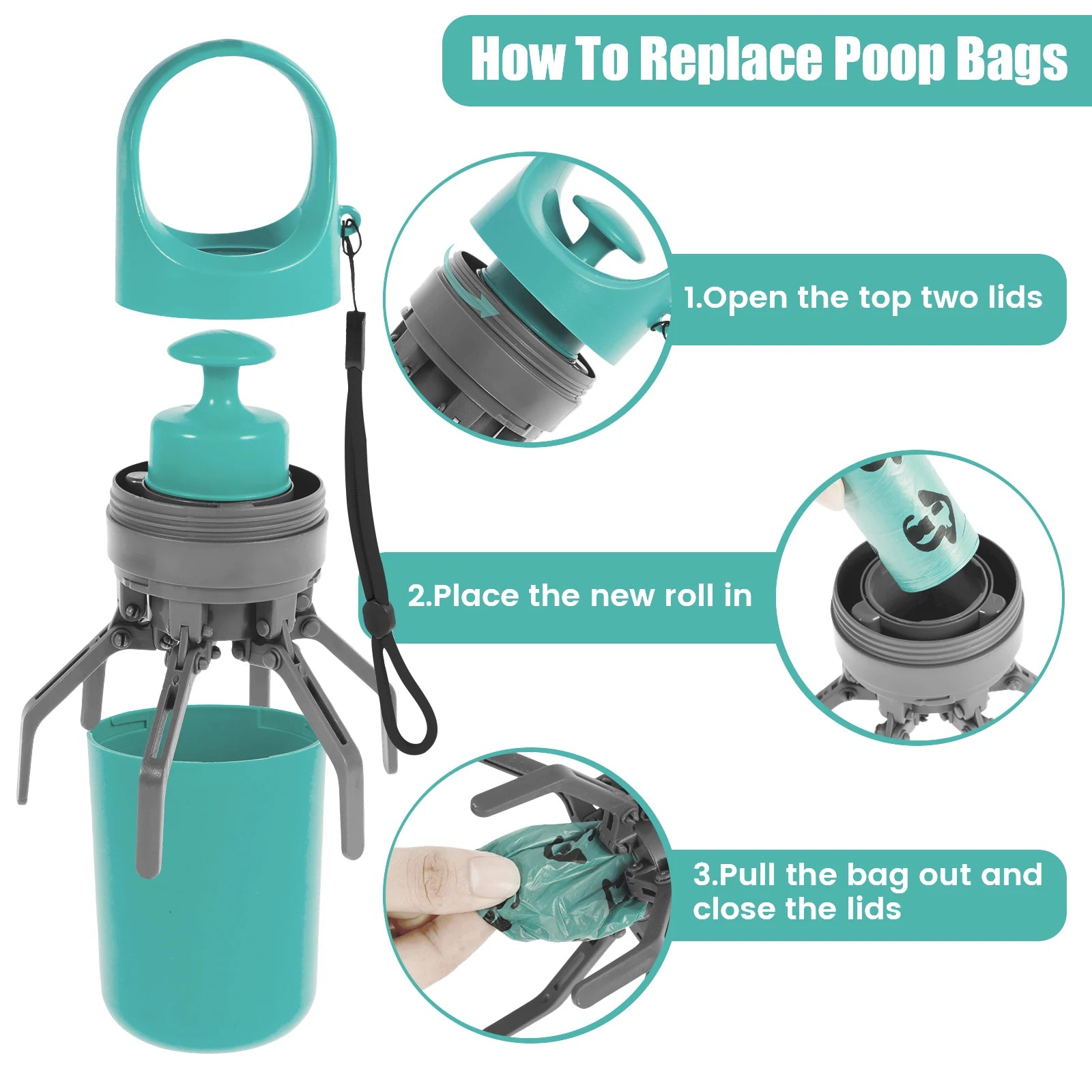 Keep every walk clean and classy with this premium dog poop scooper and bag dispenser. - Luxempirez