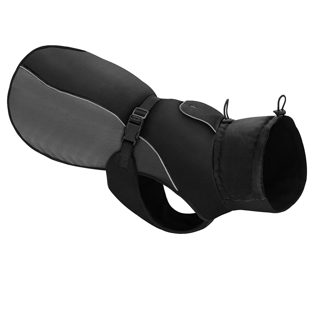 Keep your dog warm and protected with this premium winter dog coat, ideal for cold and snowy days. Made from waterproof, windproof materials, it features a comfortable fleece lining and adjustable straps for a secure fit. Available in multiple colors. - Luxempirez