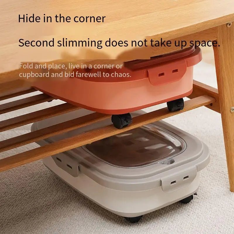 Keep your pet’s food fresh, organized, and easy to access with this 13/33 LB Collapsible Pet Food Storage Container. Designed for both cats and dogs, it offers an airtight seal and space‑saving design for modern kitchens. - Luxempirez