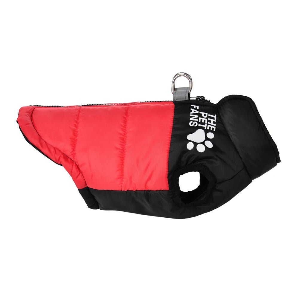 Keep your small dog cozy, stylish, and visible this winter with the Holapet Warm Reflective Dog Coat in medium size. Perfect for Chihuahuas, Pugs, and similar breeds, this jacket combines fun autumn prints with safety features for worry - free walks. - Luxempirez