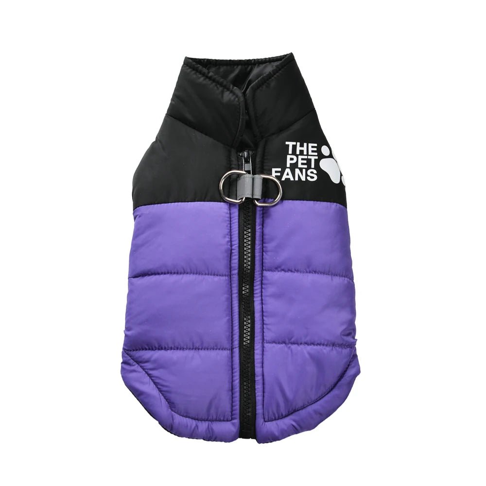 Keep your small dog cozy, stylish, and visible this winter with the Holapet Warm Reflective Dog Coat in medium size. Perfect for Chihuahuas, Pugs, and similar breeds, this jacket combines fun autumn prints with safety features for worry - free walks. - Luxempirez
