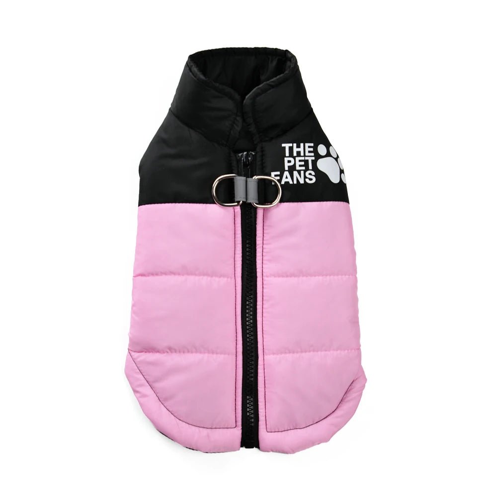 Keep your small dog cozy, stylish, and visible this winter with the Holapet Warm Reflective Dog Coat in medium size. Perfect for Chihuahuas, Pugs, and similar breeds, this jacket combines fun autumn prints with safety features for worry - free walks. - Luxempirez