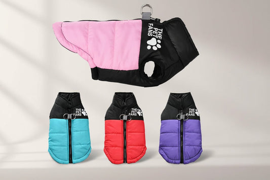 Keep your small dog cozy, stylish, and visible this winter with the Holapet Warm Reflective Dog Coat in medium size. Perfect for Chihuahuas, Pugs, and similar breeds, this jacket combines fun autumn prints with safety features for worry - free walks. - Luxempirez