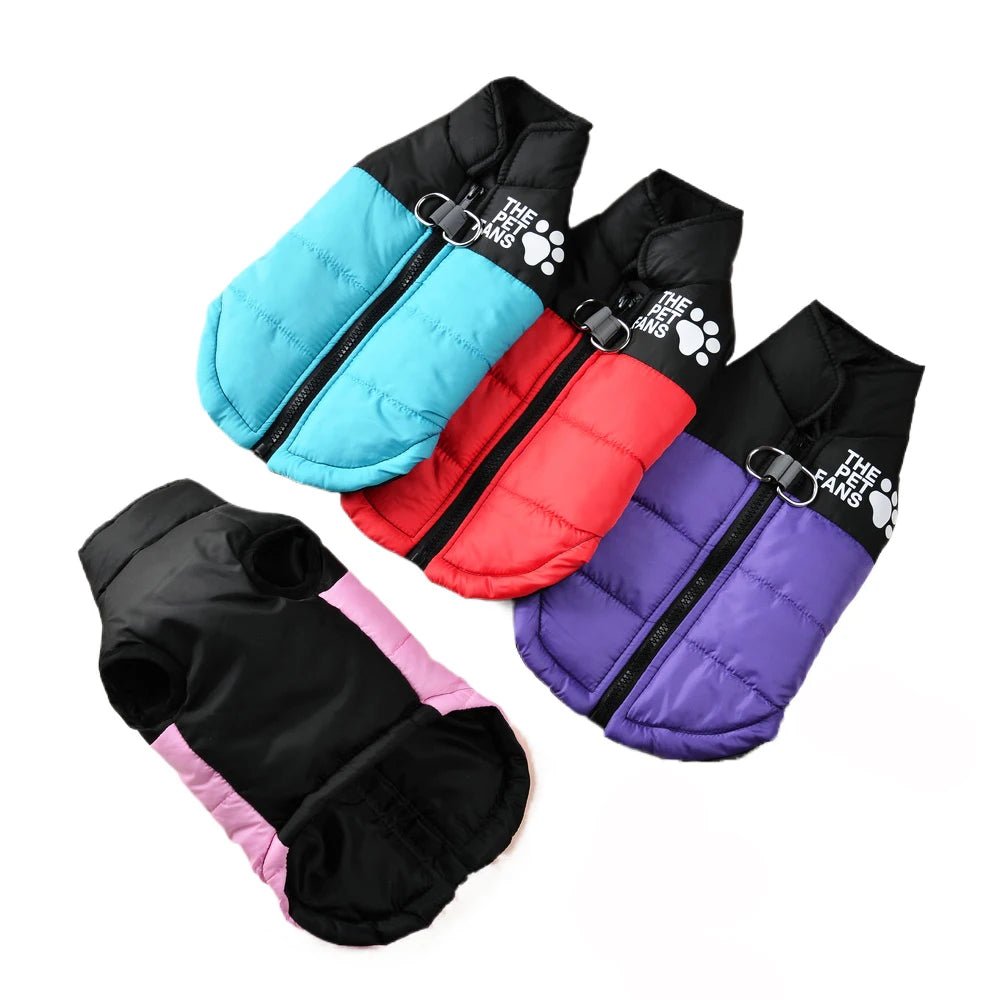 Keep your small dog cozy, stylish, and visible this winter with the Holapet Warm Reflective Dog Coat in medium size. Perfect for Chihuahuas, Pugs, and similar breeds, this jacket combines fun autumn prints with safety features for worry - free walks. - Luxempirez