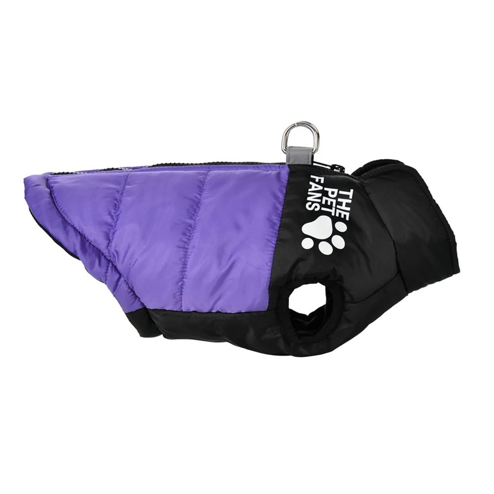 Keep your small dog cozy, stylish, and visible this winter with the Holapet Warm Reflective Dog Coat in medium size. Perfect for Chihuahuas, Pugs, and similar breeds, this jacket combines fun autumn prints with safety features for worry - free walks. - Luxempirez