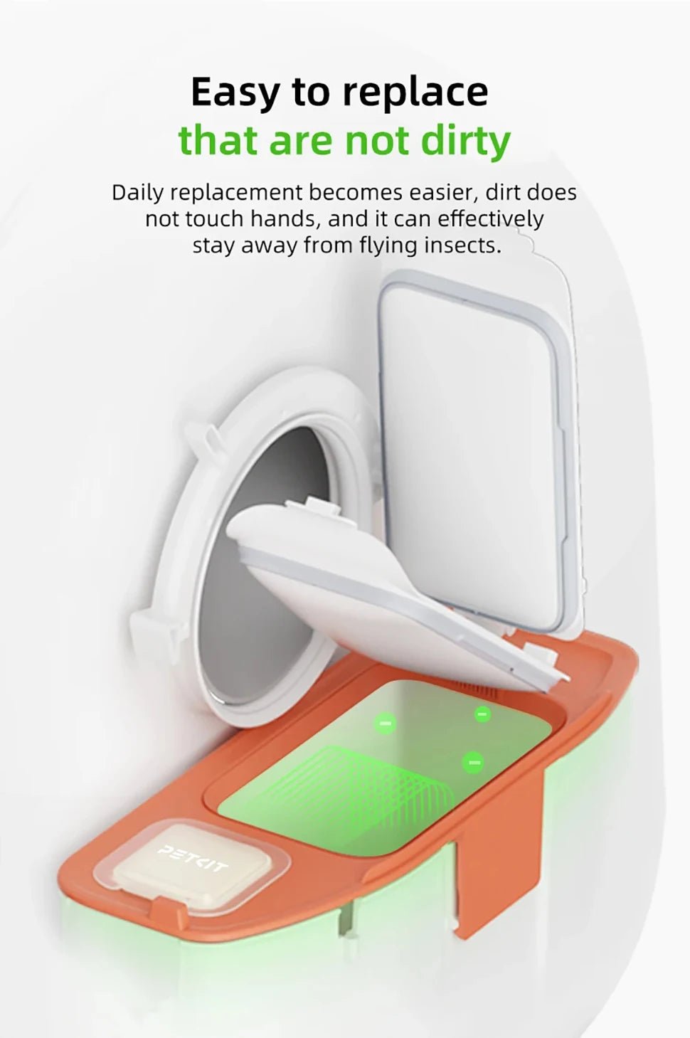 Les cubes désodorisants N50 gardent votre bac à litière PETKIT PURA MAX impeccablement frais grâce à un contrôle efficace des odeurs sans danger pour les animaux qui dure jusqu'à 30 jours par cube - Luxempirez