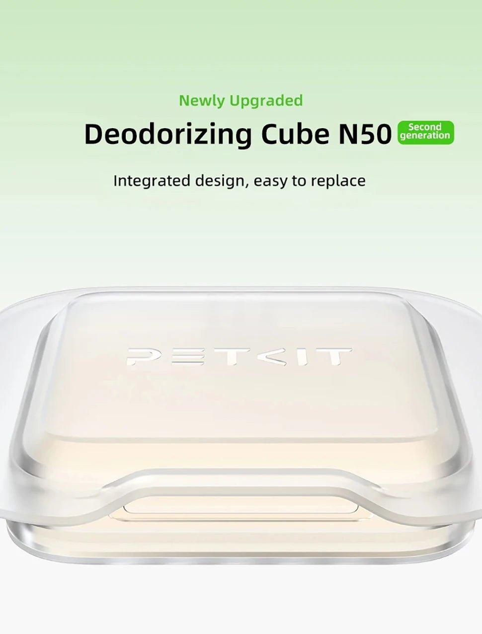 Les cubes désodorisants N50 gardent votre bac à litière PETKIT PURA MAX impeccablement frais grâce à un contrôle efficace des odeurs sans danger pour les animaux qui dure jusqu'à 30 jours par cube - Luxempirez