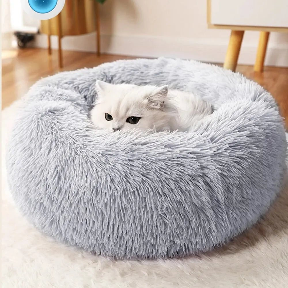 Offer your four - legged companion an exquisite retreat with this premium calming dog bed where comfort meets elegance for pets who deserve the very best. Designed with plush, vegan faux fur and a generously deep sleeping area. - Luxempirez