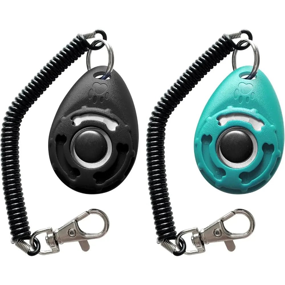 Clicker de dressage pour animaux de compagnie avec dragonne – outil indispensable pour rendre le dressage de votre chien plus facile, plus rapide et plus amusant pour vous et votre animal de compagnie. - Luxempirez