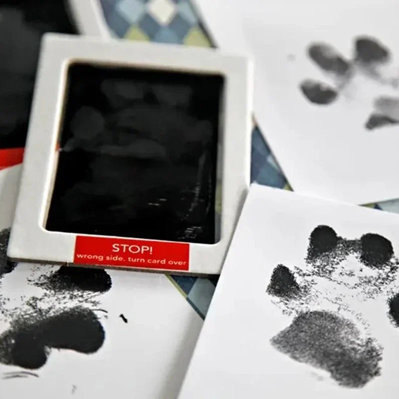 Press, print, cherish: This inkless pad transfers a clear paw print to paper without touching your pet's paw, keeping everything spotless and safe. Ideal for birthdays, memorials, or fun keepsakes with zero mess or worry. - Luxempirez