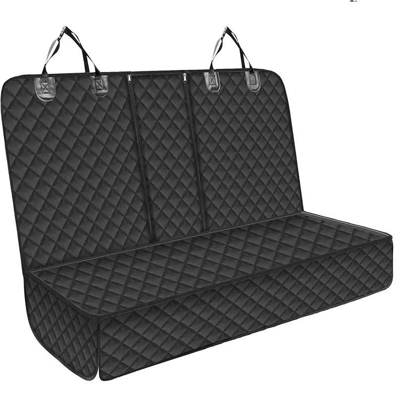 Quilted waterproof back‑seat dog cover that keeps your car clean and your dog comfortable on every trip. - Luxempirez