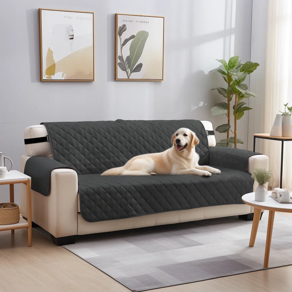 Reversible Waterproof Sofa Protector Anti - Slip Couch Cover for Pets, Kids & Everyday Use - Luxempirez