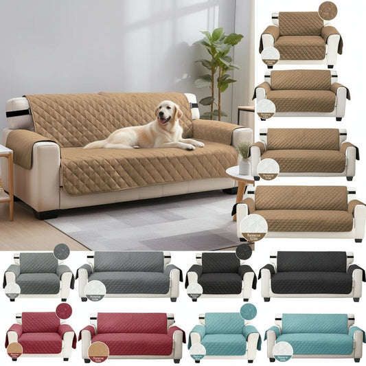Reversible Waterproof Sofa Protector Anti - Slip Couch Cover for Pets, Kids & Everyday Use - Luxempirez