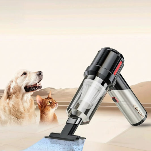 Say goodbye to pet hair in your car with the CENRR car vacuum cleaner! Designed for powerful suction, this vacuum comes with special attachments that make removing animal hair from seats, carpets, and hard - to - reach places effortless. - Luxempirez