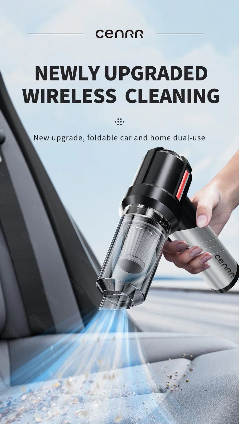 Say goodbye to pet hair in your car with the CENRR car vacuum cleaner! Designed for powerful suction, this vacuum comes with special attachments that make removing animal hair from seats, carpets, and hard - to - reach places effortless. - Luxempirez