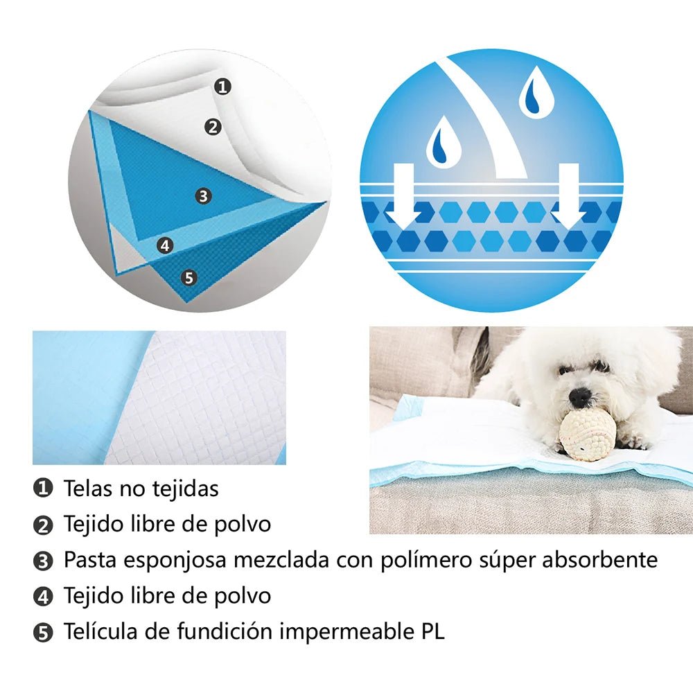 Smell & Smile Training Pads are ultra‑absorbent, leakproof pee pads designed to keep floors clean and help dogs and cats learn where to do their business. - Luxempirez