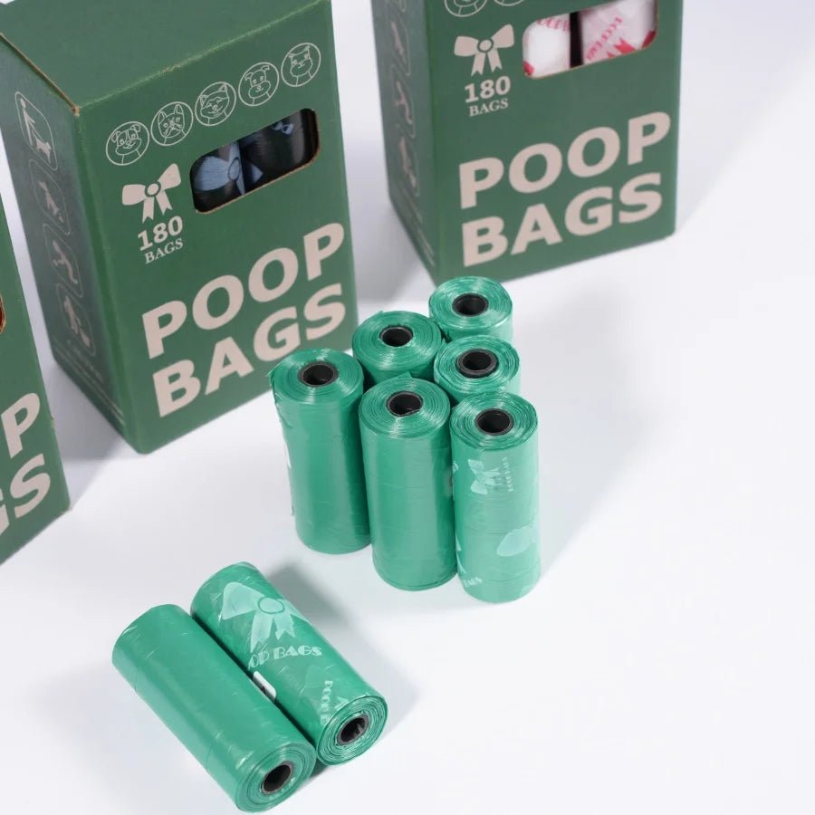 Stock up once and stay ready with this value pack of green poop bag rolls, offering strong, leakproof protection for hundreds of cleanups. - Luxempirez