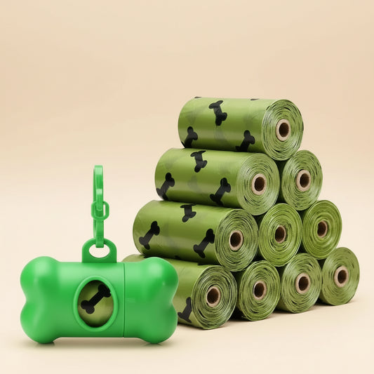 These biodegradable, scented bags are thick, leak - proof, and gentle on the environment while blocking bad odors You get 20 compact rolls (15 bags per roll) that fit all standard dispensers, plus a handy dispenser for quick access on every walk. - Luxempirez