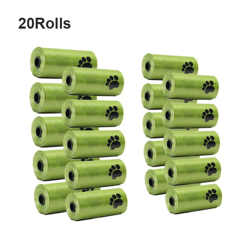 These biodegradable, scented bags are thick, leak - proof, and gentle on the environment while blocking bad odors You get 20 compact rolls (15 bags per roll) that fit all standard dispensers, plus a handy dispenser for quick access on every walk. - Luxempirez