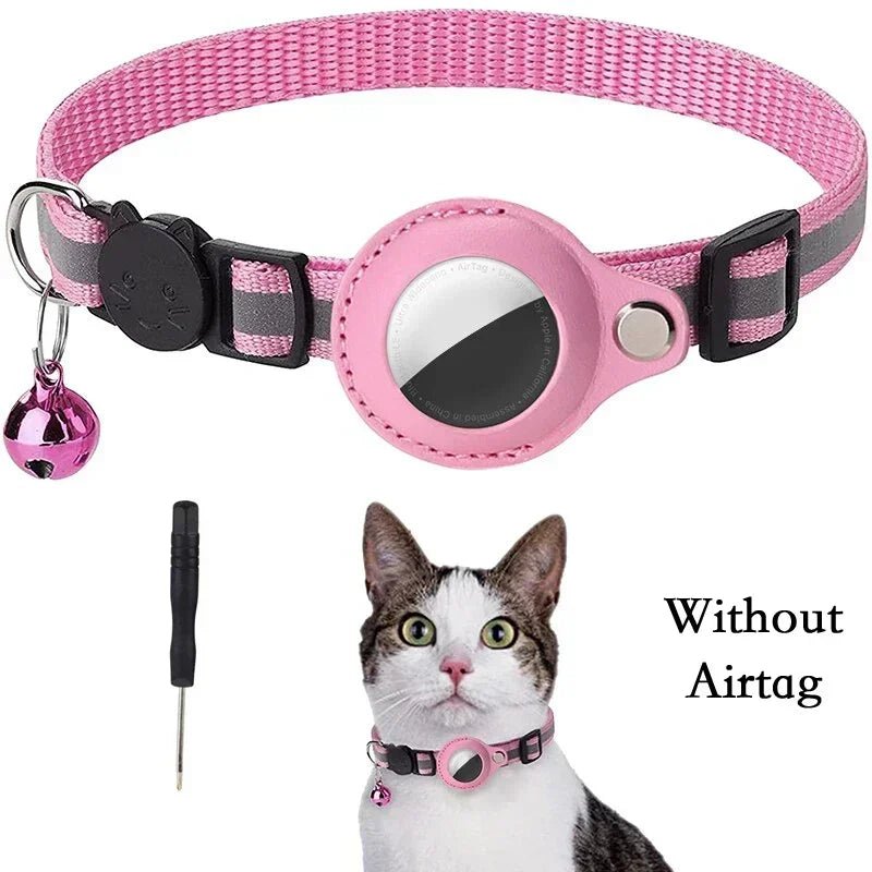 Ce collier pour chat AirTag est la solution parfaite pour garder votre ami félin en sécurité et facile à trouver. Conçu spécifiquement pour contenir un AirTag, il vous aide à suivre la position de votre chat en temps réel. - Luxempirez