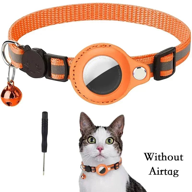 This AirTag cat collar is the perfect solution for keeping your feline friend safe and easy to find. Designed specifically to hold an AirTag, it helps you track your cat’s location in real time. - Luxempirez