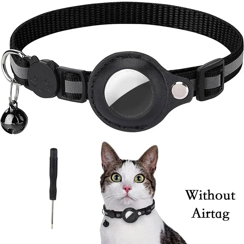 This AirTag cat collar is the perfect solution for keeping your feline friend safe and easy to find. Designed specifically to hold an AirTag, it helps you track your cat’s location in real time. - Luxempirez
