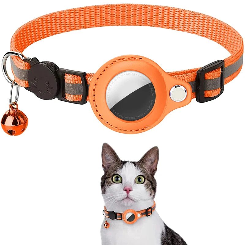 This AirTag cat collar is the perfect solution for keeping your feline friend safe and easy to find. Designed specifically to hold an AirTag, it helps you track your cat’s location in real time. - Luxempirez