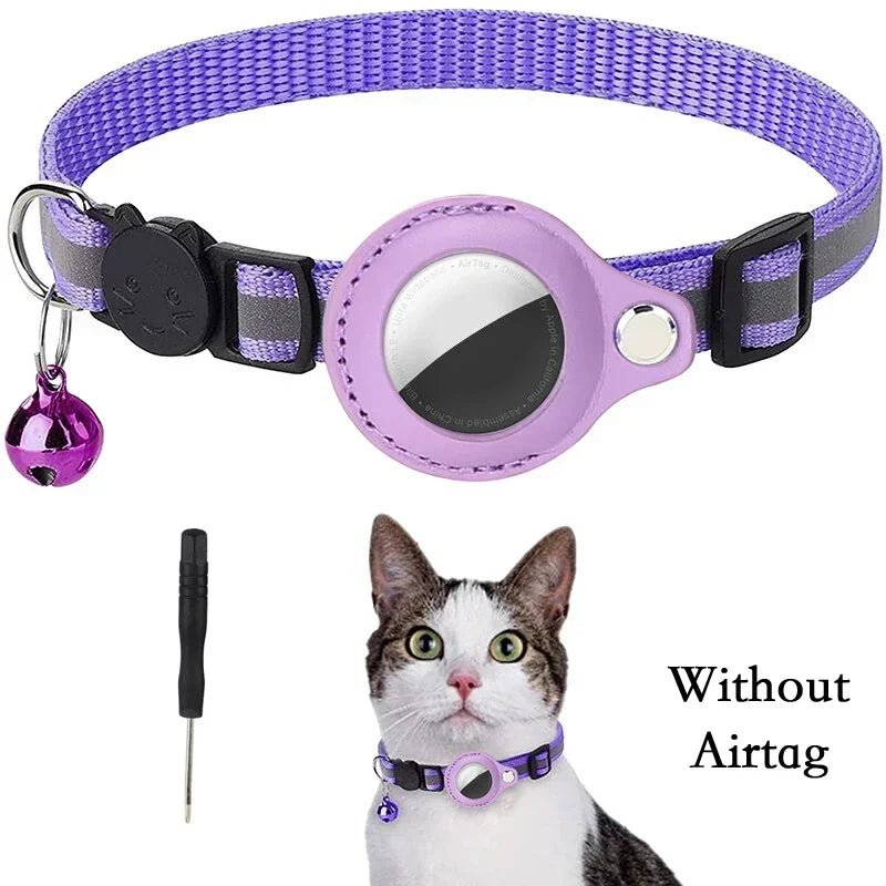 This AirTag cat collar is the perfect solution for keeping your feline friend safe and easy to find. Designed specifically to hold an AirTag, it helps you track your cat’s location in real time. - Luxempirez