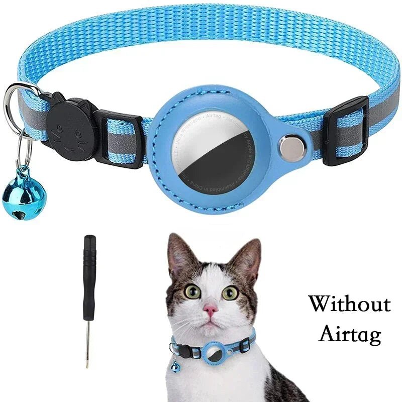 This AirTag cat collar is the perfect solution for keeping your feline friend safe and easy to find. Designed specifically to hold an AirTag, it helps you track your cat’s location in real time. - Luxempirez