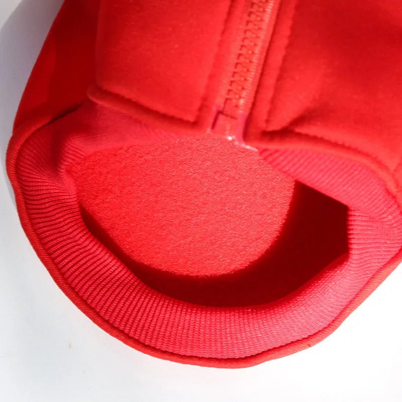This luxury dog jacket transforms your pet into the icon of street style and comfort. Crafted for those who demand elegance and boldness, the vivid red design embraces both warmth and personality, ensuring every walk is a moment worth capturing - Luxempirez