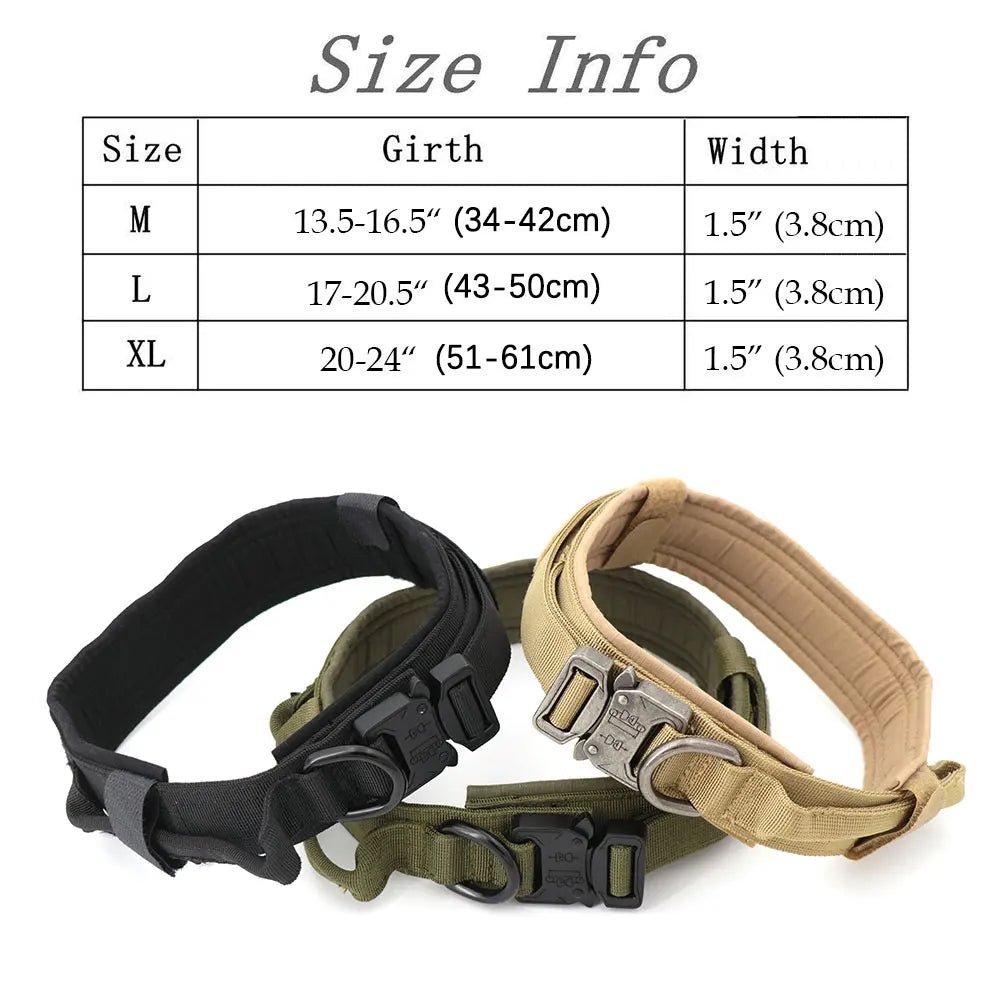 This tactical dog harness set is designed for maximum durability and comfort. Made from high - quality, tear - resistant materials, it features heavy - duty buckles and reinforced stitching to handle even the most active dogs. - Luxempirez