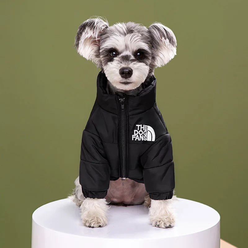 This "The Dog Fans" jacket blends luxury and elegance for your four - legged friend. Made from premium materials, it delivers outstanding comfort while elevating your dog's style on every walk. - Luxempirez