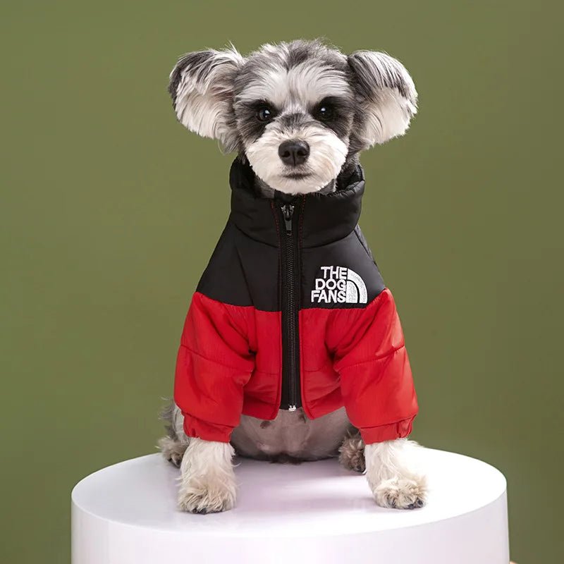 This "The Dog Fans" jacket blends luxury and elegance for your four - legged friend. Made from premium materials, it delivers outstanding comfort while elevating your dog's style on every walk. - Luxempirez