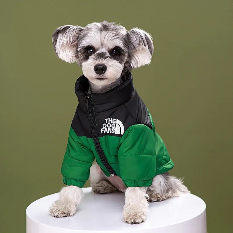 This "The Dog Fans" jacket blends luxury and elegance for your four - legged friend. Made from premium materials, it delivers outstanding comfort while elevating your dog's style on every walk. - Luxempirez