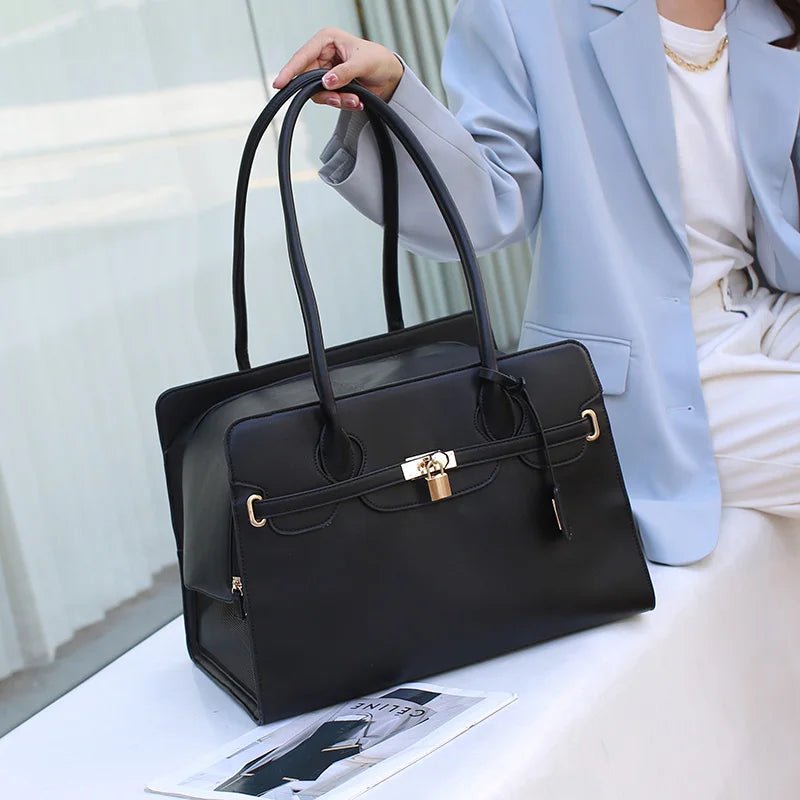 Treat your beloved companion to pure elegance with our premium dog carrier bag. Crafted from high - end materials, this exquisite design combines chic sophistication and practical comfort. - Luxempirez