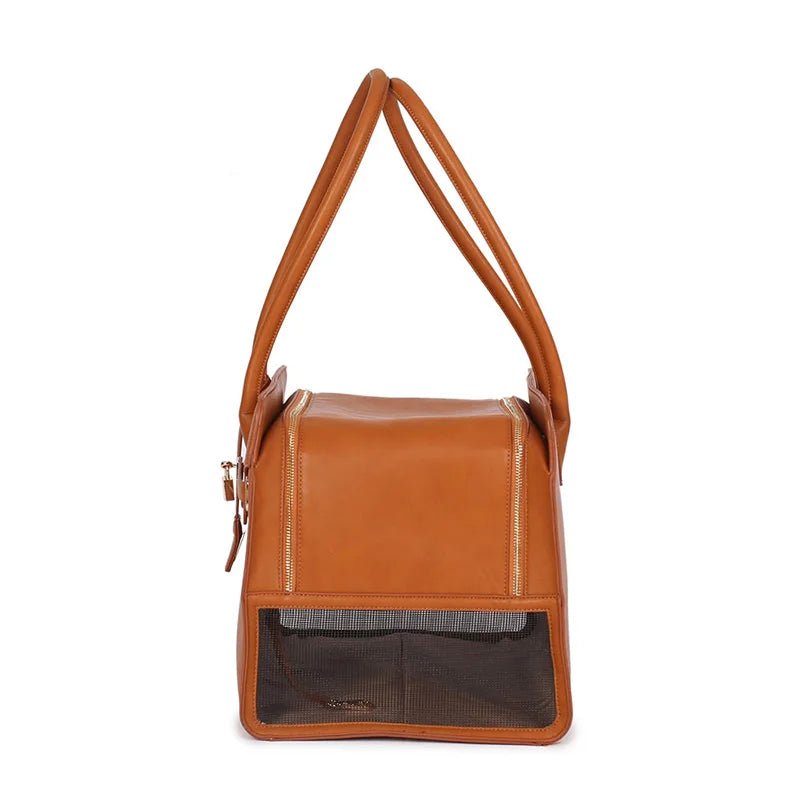 Treat your beloved companion to pure elegance with our premium dog carrier bag. Crafted from high - end materials, this exquisite design combines chic sophistication and practical comfort. - Luxempirez