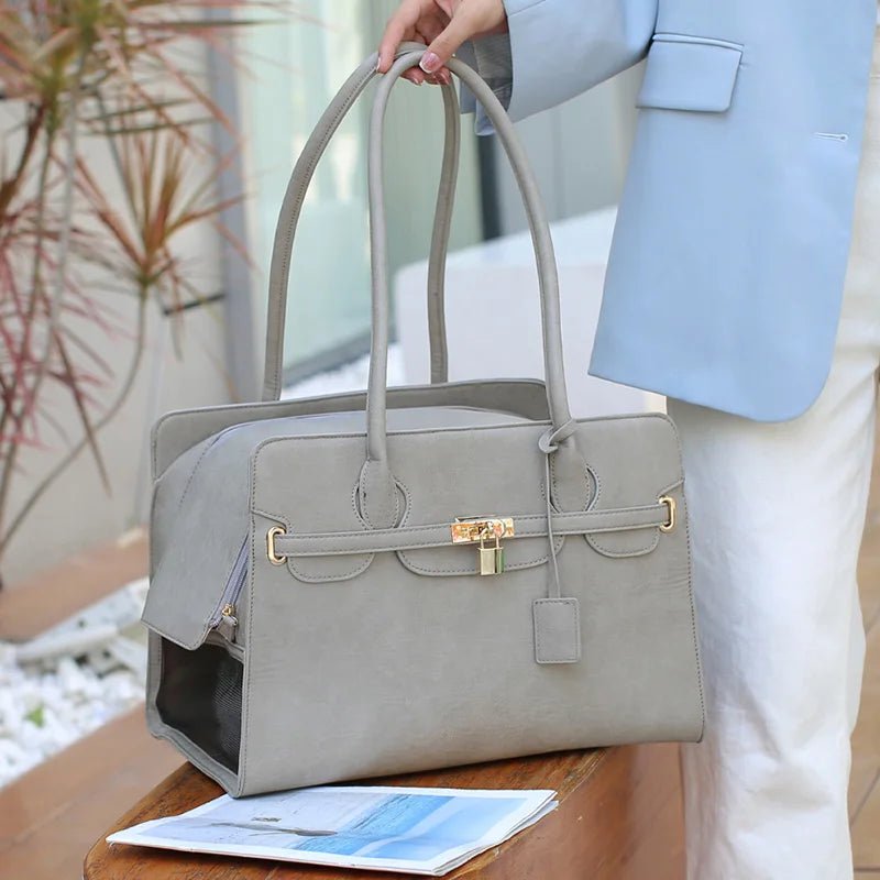 Treat your beloved companion to pure elegance with our premium dog carrier bag. Crafted from high - end materials, this exquisite design combines chic sophistication and practical comfort. - Luxempirez