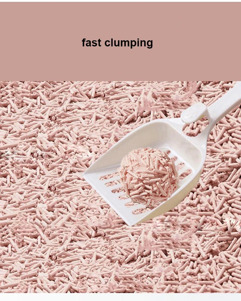 Veloutée - douce, à base de plantes et irrésistiblement douce, cette litière pour chat au tofu de qualité supérieure transforme chaque bac à litière en un sanctuaire propre et serein pour votre félin. Fabriquée à partir de matériaux naturels et biodégradables, elle offre une absorption exceptionnelle. - Luxempirez