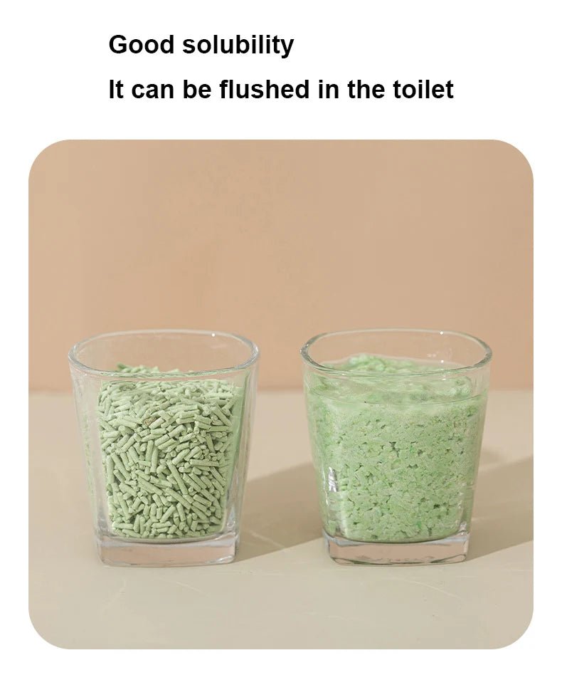 Veloutée - douce, à base de plantes et irrésistiblement douce, cette litière pour chat au tofu de qualité supérieure transforme chaque bac à litière en un sanctuaire propre et serein pour votre félin. Fabriquée à partir de matériaux naturels et biodégradables, elle offre une absorption exceptionnelle. - Luxempirez